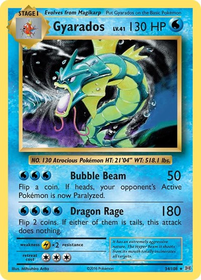 Gyarados (EVO 34/108) [XY - Evolutions]