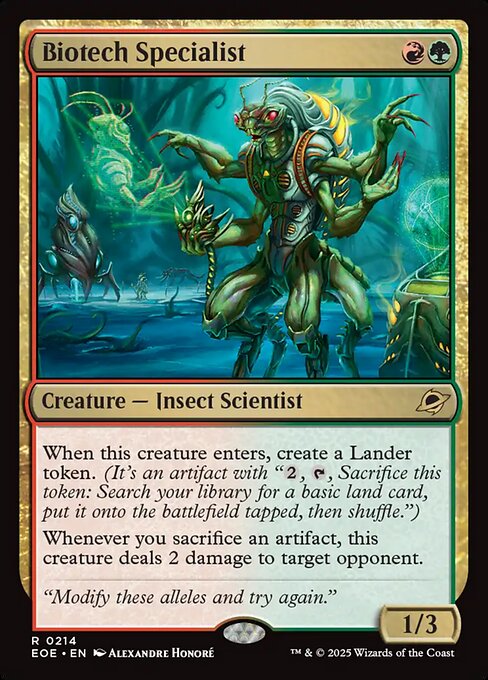 Biotech Specialist (EOE 214) [Edge of Eternities]