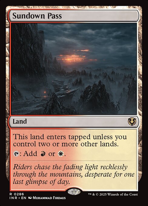 Sundown Pass (INR 286) [Innistrad Remastered]