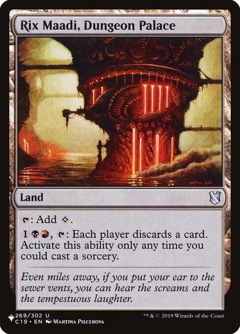 Rix Maadi, Dungeon Palace (PLST C19-269) [The List]
