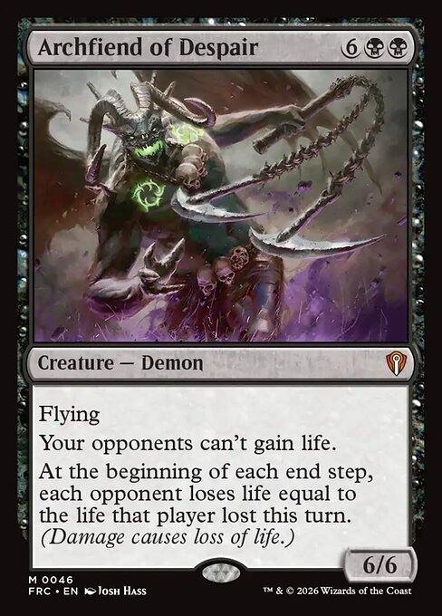 Archfiend of Despair (FRC 46) [Reality Fracture Commander]