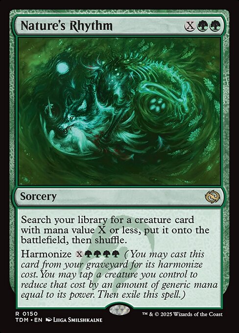 Nature's Rhythm (TDM 150) [Tarkir: Dragonstorm]