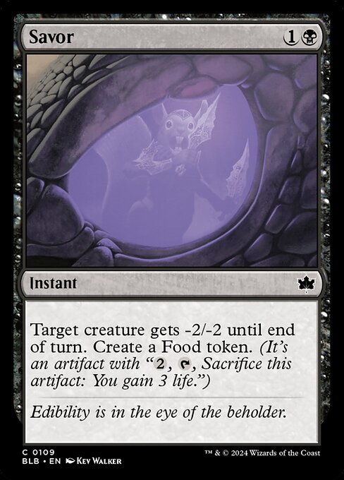 Savor (BLB 109) [Bloomburrow]