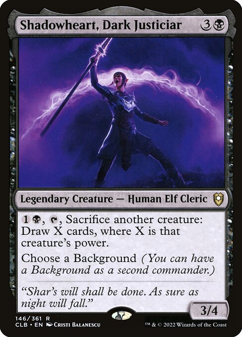 Shadowheart, Dark Justiciar (CLB 146) [Commander Legends: Battle for Baldur's Gate]