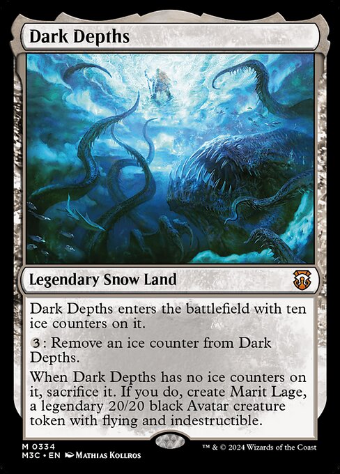 Dark Depths (M3C 334) [Modern Horizons 3 Commander]