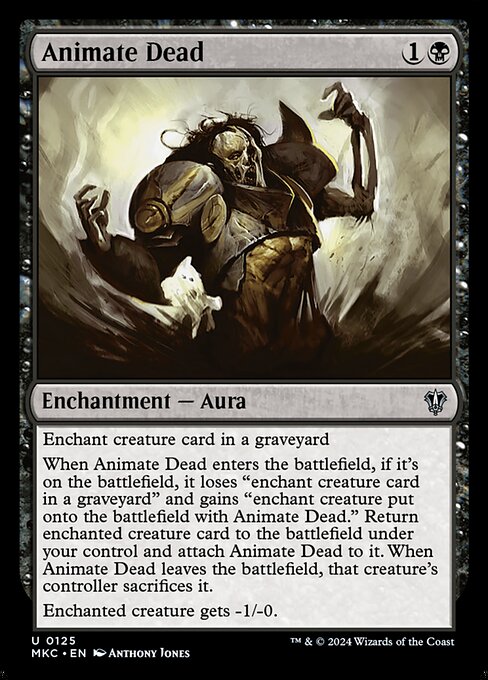 Animate Dead (MKC 125) [Murders at Karlov Manor Commander]