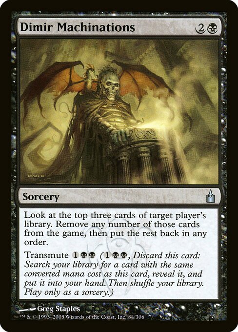 Dimir Machinations (RAV 84) [Ravnica: City of Guilds]