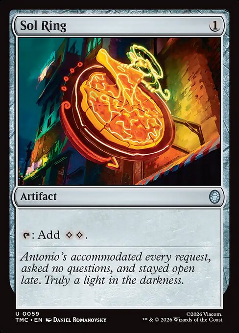 Sol Ring (Surge Foil) (TMC 59) [Teenage Mutant Ninja Turtles Eternal]