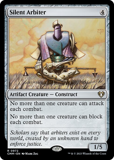 Silent Arbiter (CMM 972) [Commander Masters]