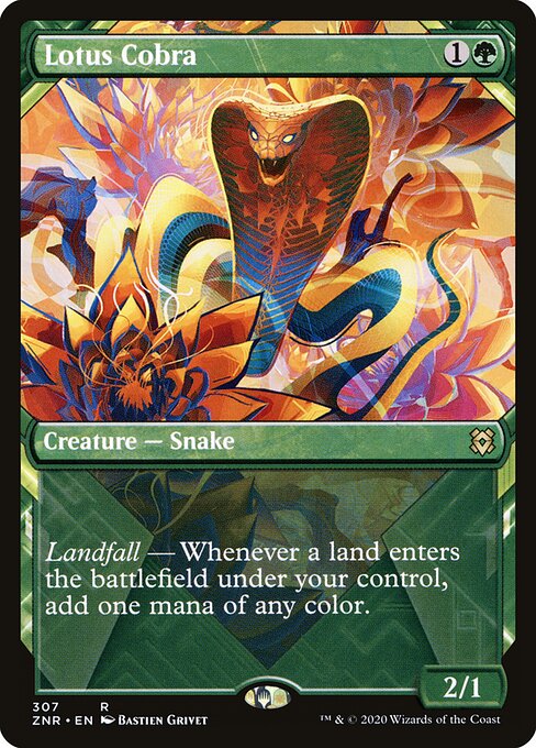 Lotus Cobra (Showcase) (ZNR 307) [Zendikar Rising]
