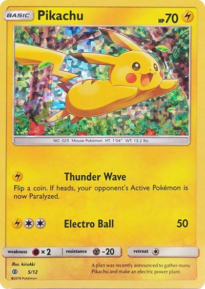 Pikachu 5 12 (M17 005/012) [McDonald's Promos 2017]