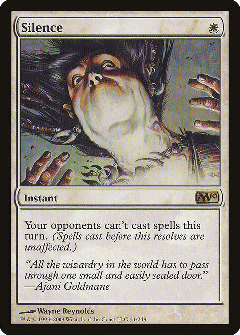 Silence (M10 31) [Magic 2010]