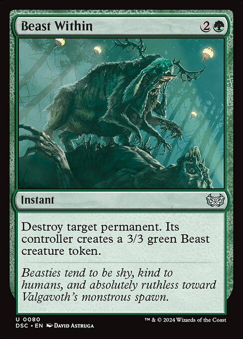Beast Within (DSC 80) [Duskmourn: House of Horror Commander]