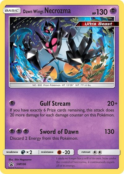 Dawn Wings Necrozma SM106 (SMP SM106) [SM Promos]