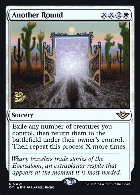 Another Round (POTJ 1s) [Outlaws of Thunder Junction Promos]