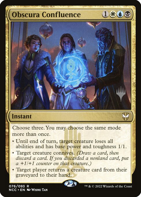 Obscura Confluence (PNCC 76p) [New Capenna Commander Promos]