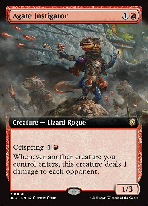 Agate Instigator (BLC 56) [Bloomburrow Commander]