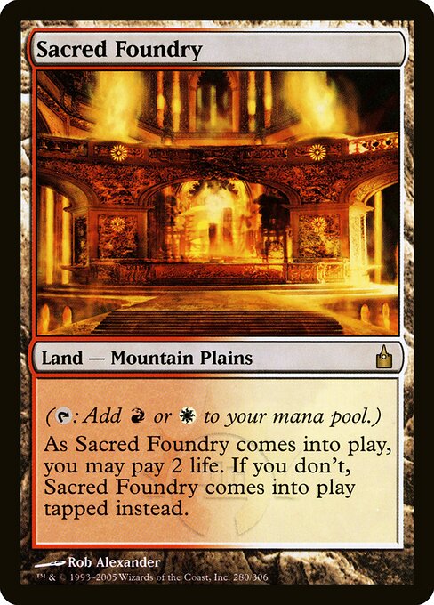 Sacred Foundry (RAV 280) [Ravnica: City of Guilds]