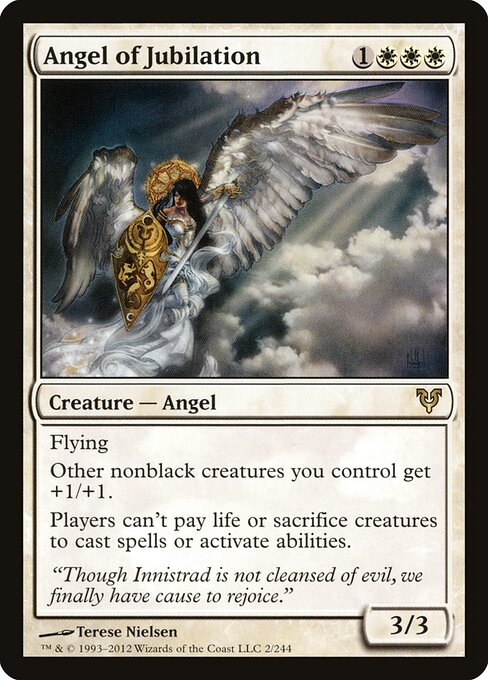 Angel of Jubilation (AVR 2) [Avacyn Restored]