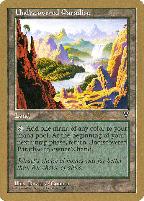 Undiscovered Paradise (WC98 bs167) [World Championship Decks 1998]