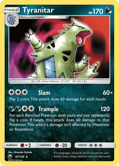 Tyranitar (CES 87/168) [SM - Celestial Storm]