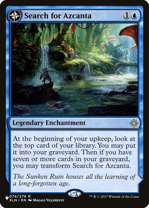 Search for Azcanta // Azcanta, the Sunken Ruin (PLST XLN-74) [The List]