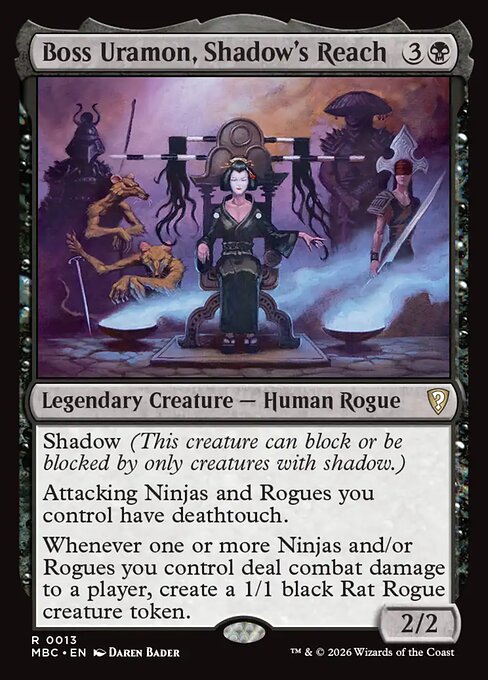 Boss Uramon, Shadow's Reach (MBC 13) [Mystery Booster Commander Edition]