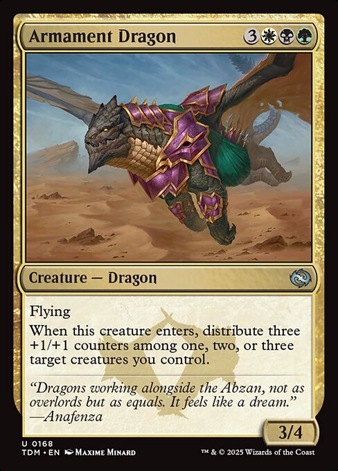 Armament Dragon (TDM 168) [Tarkir: Dragonstorm]