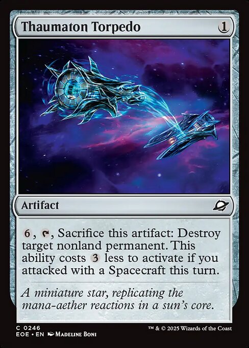 Thaumaton Torpedo (EOE 246) [Edge of Eternities]