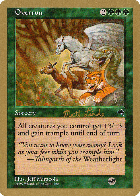 Overrun (WC99 ml243sb) [World Championship Decks 1999]