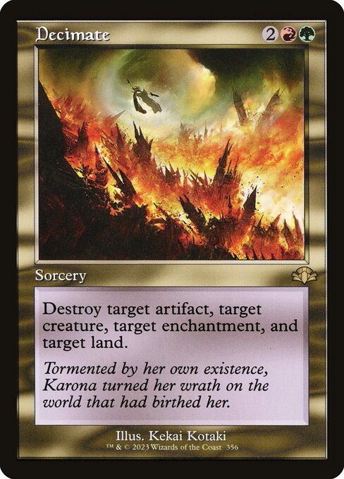 Decimate (DMR 356) [Dominaria Remastered]