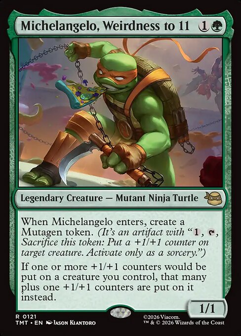 Michelangelo, Weirdness to 11 (TMT 121) [Teenage Mutant Ninja Turtles]