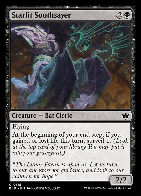 Starlit Soothsayer (BLB 115) [Bloomburrow]