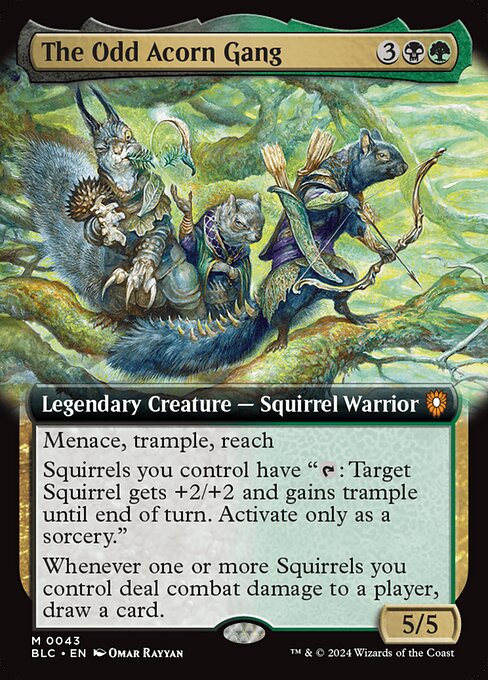 The Odd Acorn Gang (BLC 43) [Bloomburrow Commander]