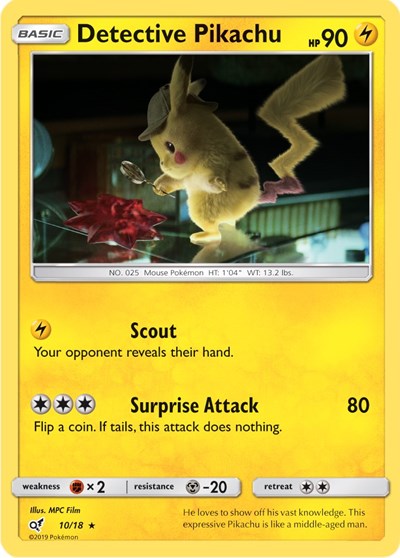 Detective Pikachu (DEP 10/18) [Detective Pikachu]