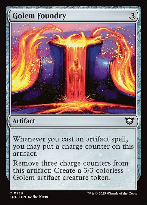Golem Foundry (EOC 138) [Edge of Eternities Commander]