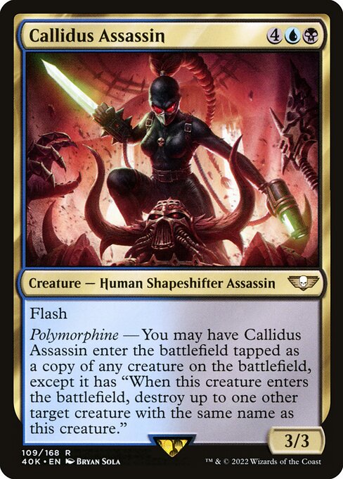 Callidus Assassin (40K 109) [Warhammer 40,000 Commander]