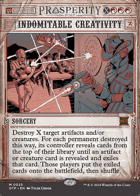 Indomitable Creativity (OTP 25) [Breaking News]