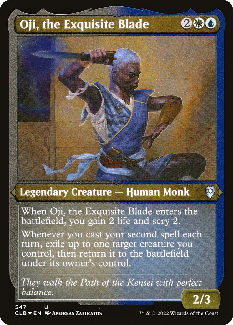 Oji, the Exquisite Blade (CLB-547) - Commander Legends: Battle for Baldur's Gate Foil