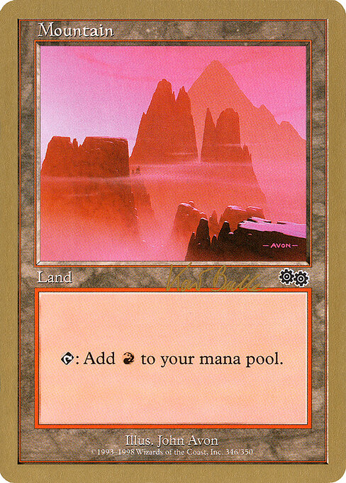 Mountain (WC99 kb346) [World Championship Decks 1999]