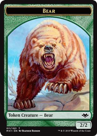 Bear Token [Modern Horizons Tokens]