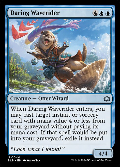 Daring Waverider (BLB 44) [Bloomburrow]