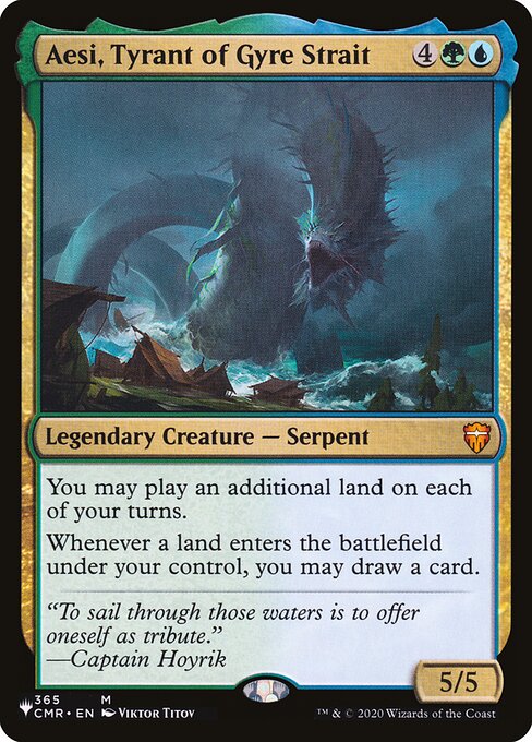 Aesi, Tyrant of Gyre Strait (PLST CMR-365) [The List]