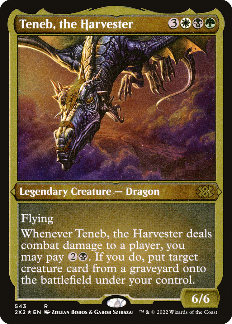 Teneb, the Harvester (Foil Etched) [Double Masters 2022]