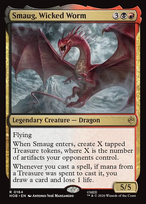 Smaug, Wicked Worm (HOB 164) [The Hobbit]