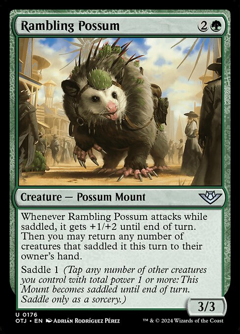 Rambling Possum (OTJ 176) [Outlaws of Thunder Junction]