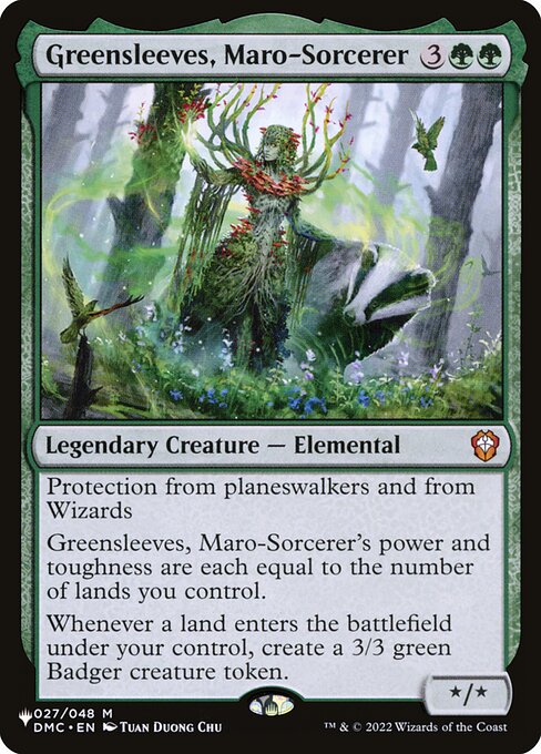 Greensleeves, Maro-Sorcerer (PLST DMC-27) [The List]