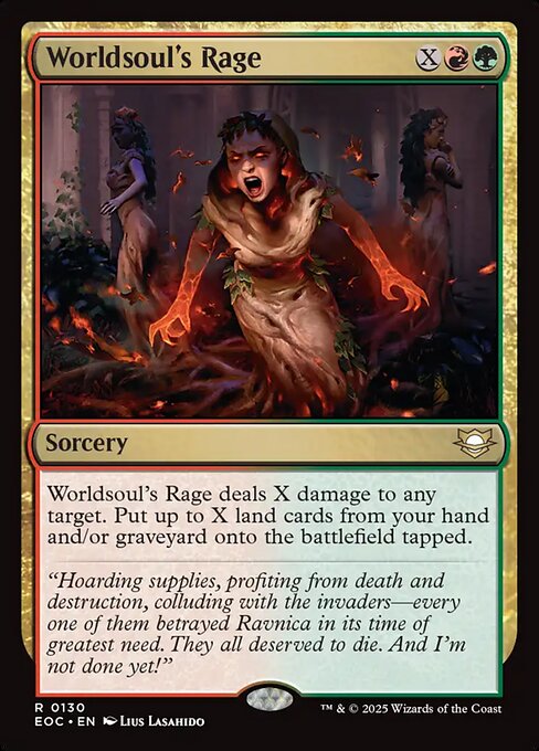 Worldsoul's Rage (EOC 130) [Edge of Eternities Commander]