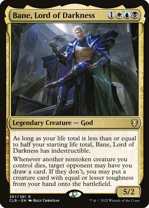 Bane, Lord of Darkness (CLB 267) [Commander Legends: Battle for Baldur's Gate]