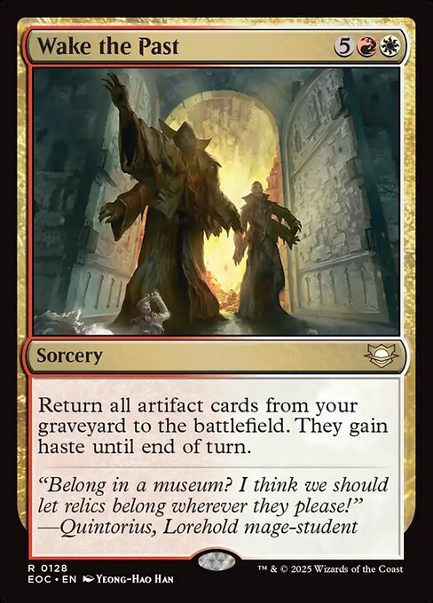 Wake the Past (EOC 128) [Edge of Eternities Commander]